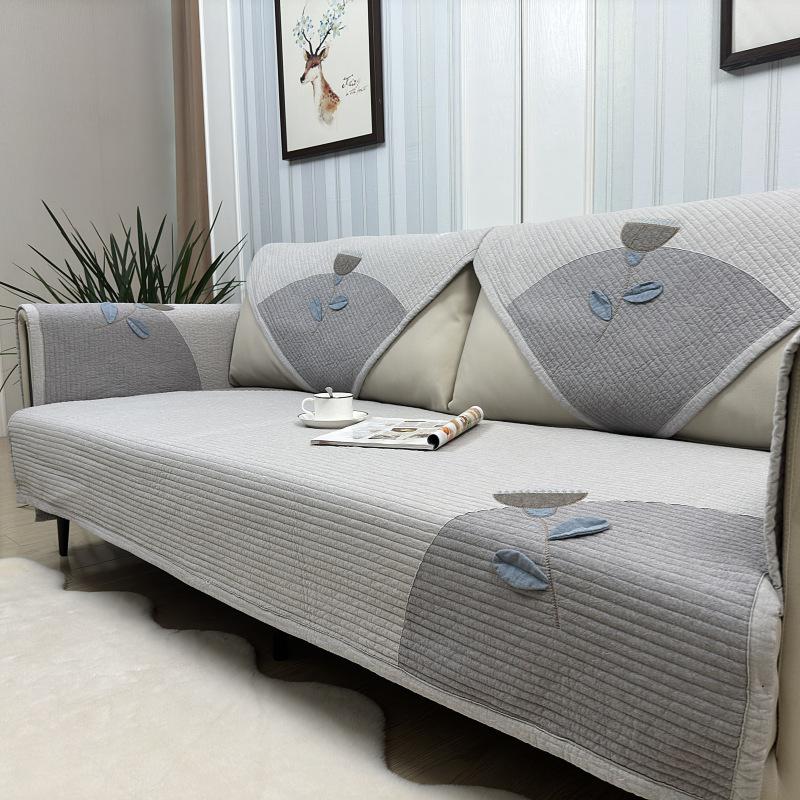 Cotton Sofa Cushion Four Seasons General High-grade Non-slip Cushion Simple Cotton Sofa Cover Cover Cloth Towel