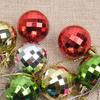12 ks 3cm Vánoční stromek Barevná koule Nerozbitná Multistylová Galvanicky pokovená Jasná barva Vysoký lesk Festivalová Mini Vánoční Párty Dekorace K zavěšení