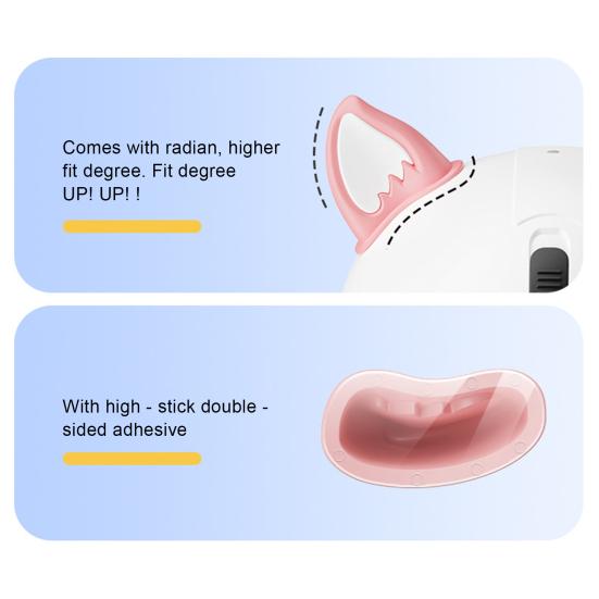 1 Paar Motorradhelm Katzenohr Dekoration Klebstoff Roller Radfahren Fahrrad Motorrad Skateboard Helm Dekorative Ohr Helm Zubehör