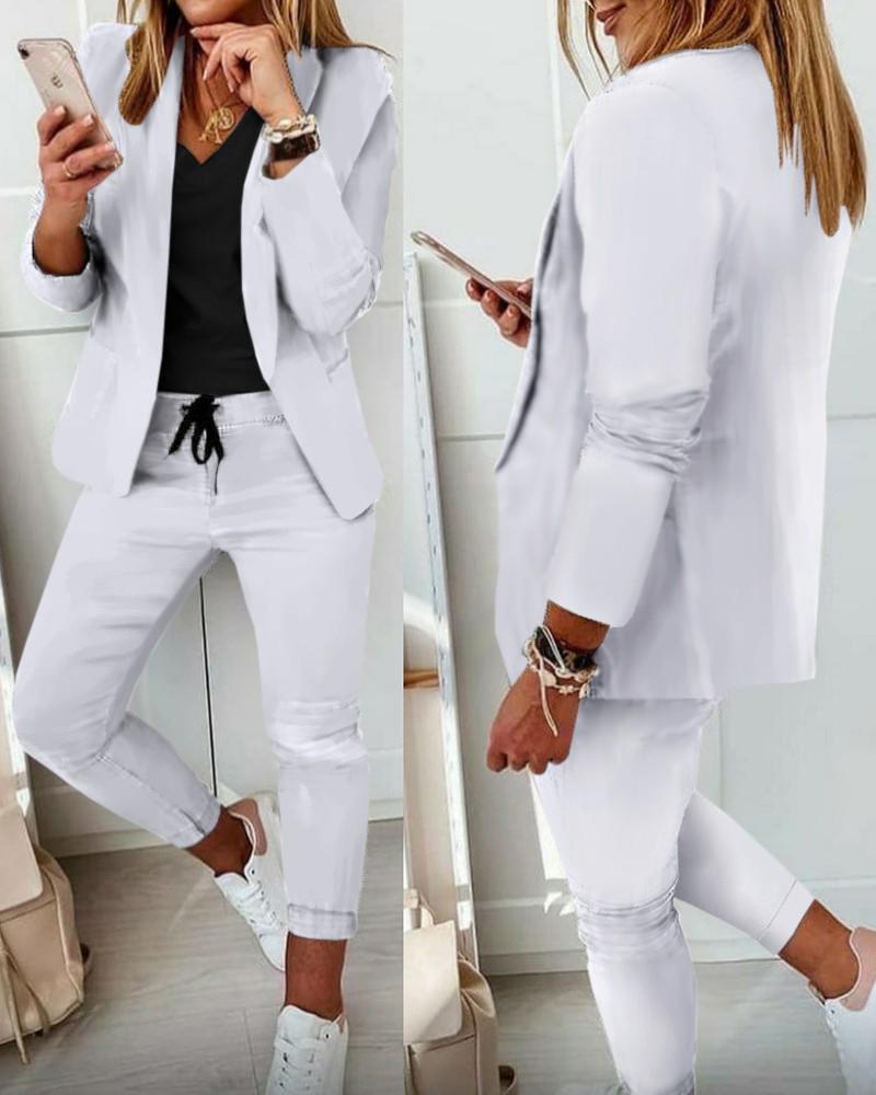 **2026Wish Women's Casual Fashion Suit Set**
