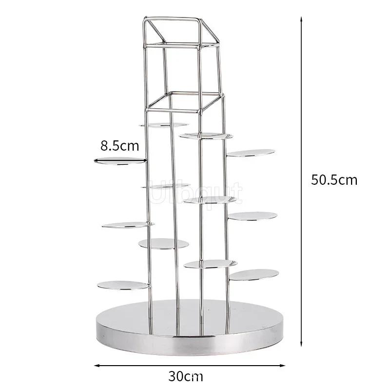 dessert table display rack bread table fruit tray Gold Dim sum Creative cake rack Restaurant Snack decoration Dessert rack