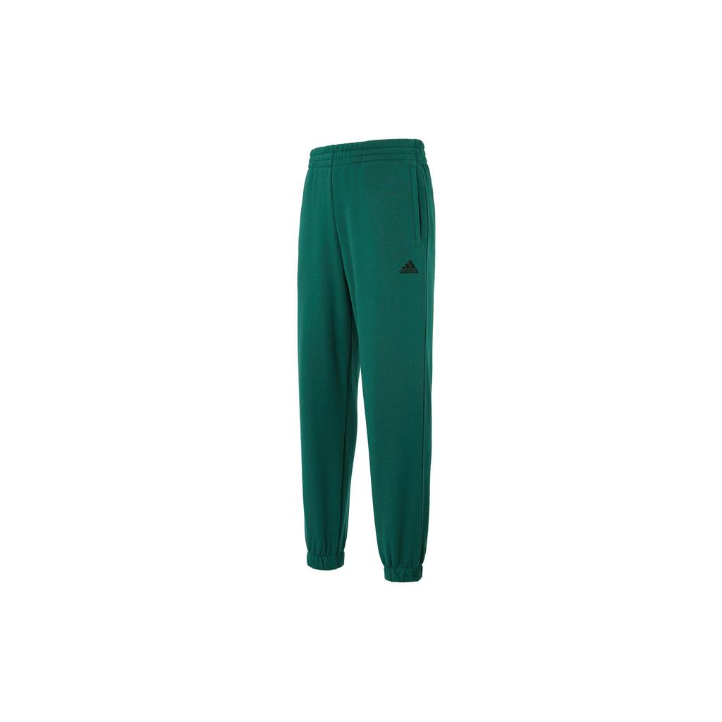 Adidas Sports Lifestyle Series Casual Simple Comfortable Tapered Knit Joggers Unisex Joggers Forest-Green JM9114