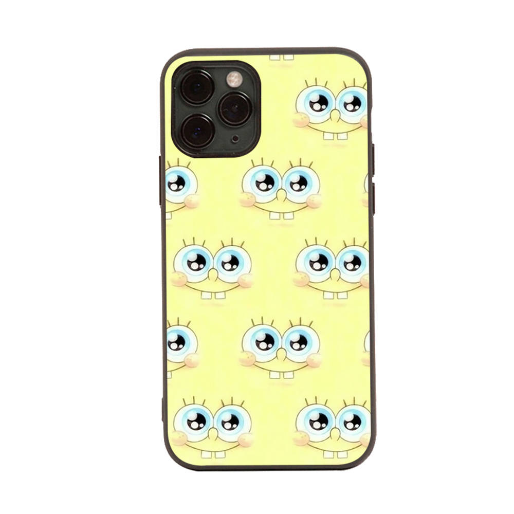 PB3 Cut SpongeBob Black Sofe Case for Samsung Note 20 Lite S24 Ultra S23 A03 A05 A06 A11 A71 A15 A16 A13 A24 A25 A33 A52 A53 A50 M55 M35 Plus