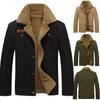 Winter Bomber Jacket Men Pilot Warm Male Fur Collar Army Tactical Jacket Coat