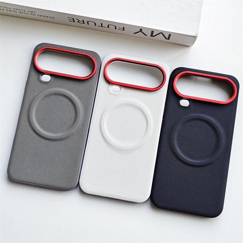 Magnetic Fine Grained Leather Case For Honor Magic 8 Pro Air Case Metal Lens Frame Cover Shockproof Bumper