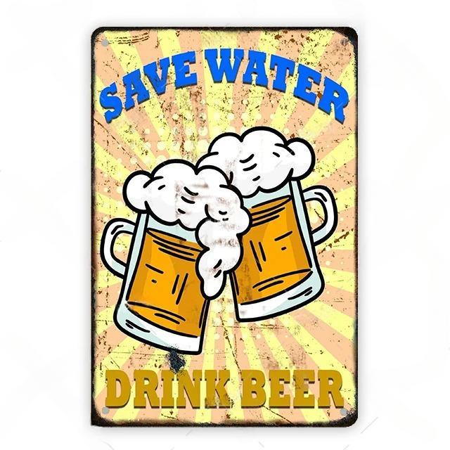 

Плакаты с холодным пивом, винтажные металлические жестяные знаки, напитки, ретро-бар, клуб, паб, ресторан, настенное искусство, декоративная тарелка 20x30cm