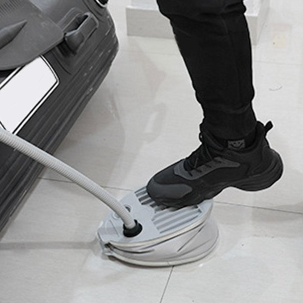 5L Boat Foot Pump Anti-Slip High Foot Pump Portable Inflatable Air Pump for Inflatable Boats Beds Swimming Rings