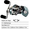 12BB baitcastingové navijáky 6,3:1 levá/pravá odhazovací naviják Rybářský naviják Okoun Pstruh Lov lososů