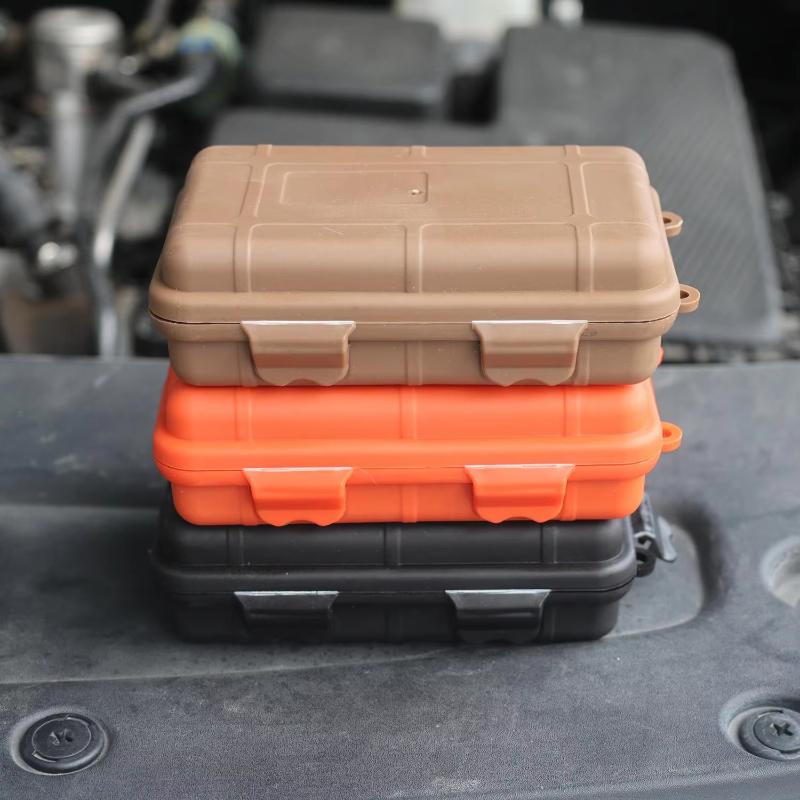 1/2/3Pcs Airtight Plastic Case Waterproof Shockproof Storage Box For Outdoor Camping Survival Gear Hard Shell Travel Container