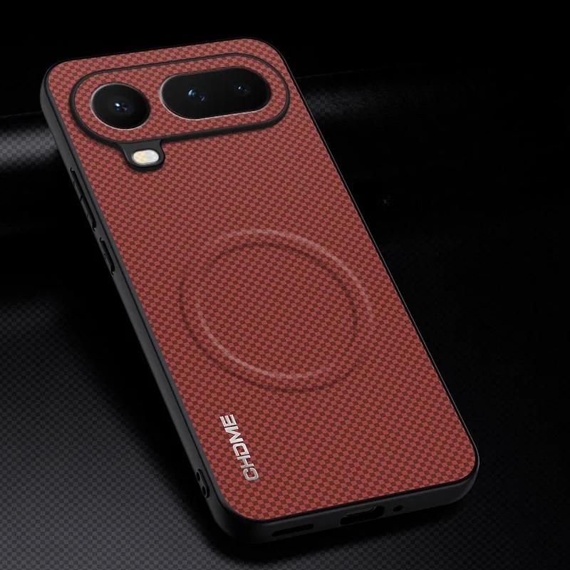 Magnetic Marking Pattern Leather Case for Honor Magic 8 Pro Air Lite 7 6 X70 X9d Ultra Thin for Magsafe Wireless Charging Cover