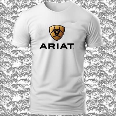 Ariat International Logo Heren Grappig T-shirt S-5XL Gemaakt in de VS Unisex T-shirt