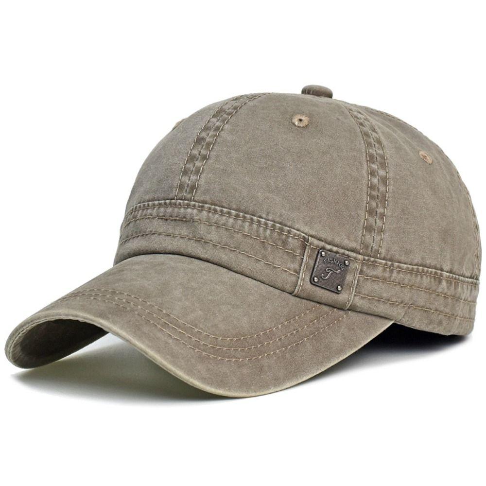Sun Protection Baseball Caps Wash Cotton Streetwear Hats Casual Vintage Dad Hat  Spring/Summer
