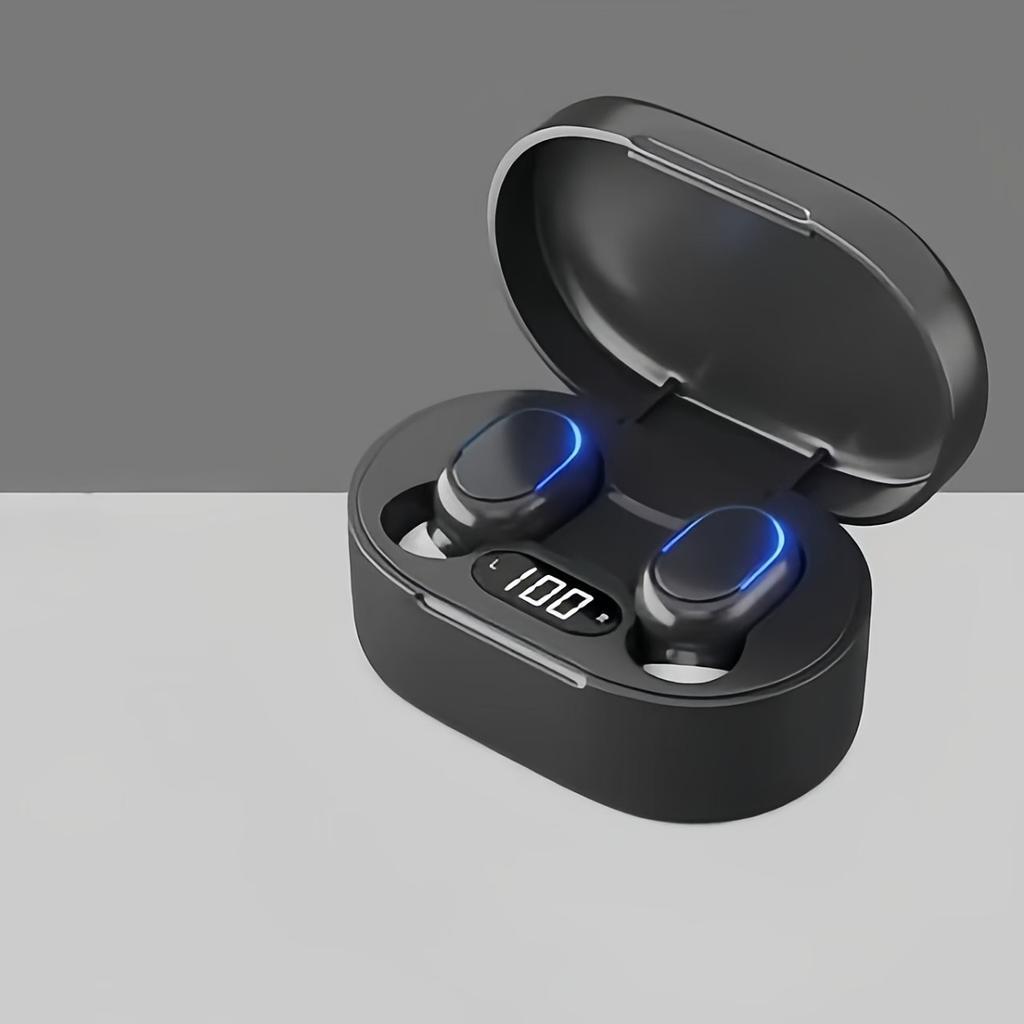 אוזניות אלחוטיות חדשות עם איכות צליל גבוהה, עיצוב נוח בתוך האוזן + מסך מגע LED, מתאימות לטלפונים ניידים, ספורט סוחף