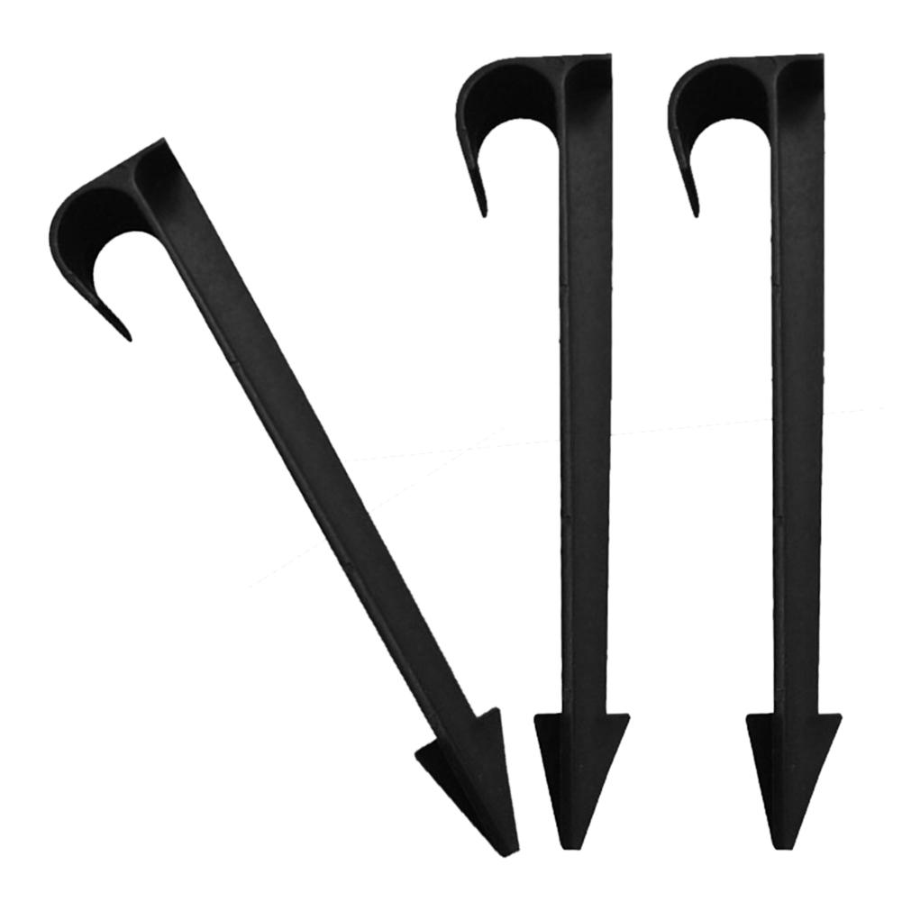 50pcs J Hose Holder Micro Irrigation Garden Irrigation Hose Anchors 16mm Fixed Stakes Tubing Holder Pipe Stems Drip Irrigation
