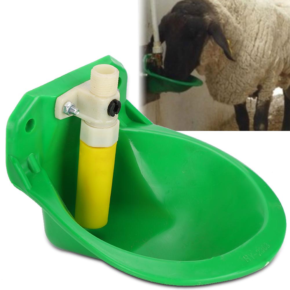 Sheep Water Bowls Touch Valve Plastic Cup Animal Feeders Drinking Equipment for FarmPlastic Amniotic Fluid Bowl