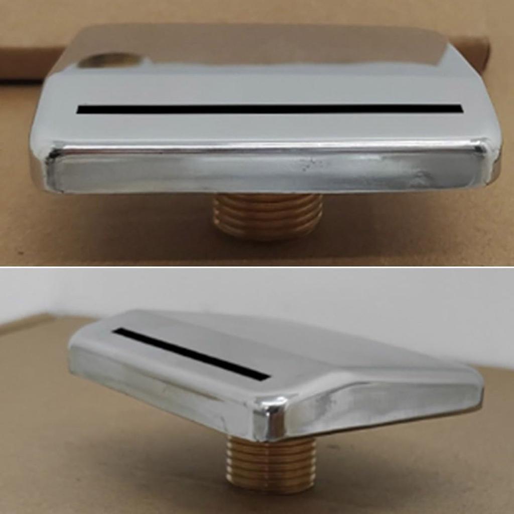 Stainless Steel Pool Bathtub Waterfall Tub Spout Wall Mounted Waterfall Water Outlet Nozzle Pool Waterfall Fount