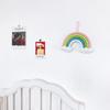Nordic Style Woven Cloud Rainbow Hanging Ornaments - Children's Room Wall Decor Pendant