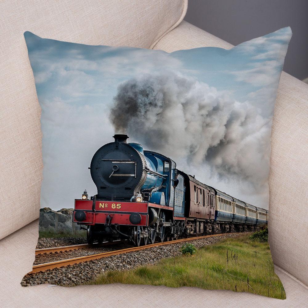 

Наволочка у вінтажному стилі. Ретро-барвистий автомобільний чохол для подушки 50x50cm