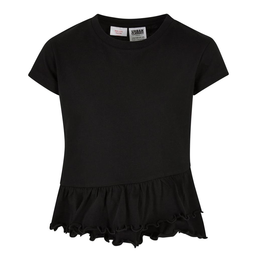 Urban Classics Girls Organic Frill T-Shirt