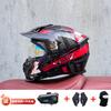 Orz Street Fighter Motorcycle Can Be Installed with Bluetooth Helmet Men's and Women's Full Helmet Four Seasons Locomotive Retro Detachable 3C
