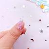 100Pcs Resin Colorful Mini Luminous Mermaid Nail Charms Glow Shell Ocean Flat Back Rhinestone Art Decor Accessorie DIY Scrapbook