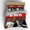 Hip-Hop Style NWA Printed Bedding Set Bedding set (1 duvet cover, 2 pillowcases, duvet not included)