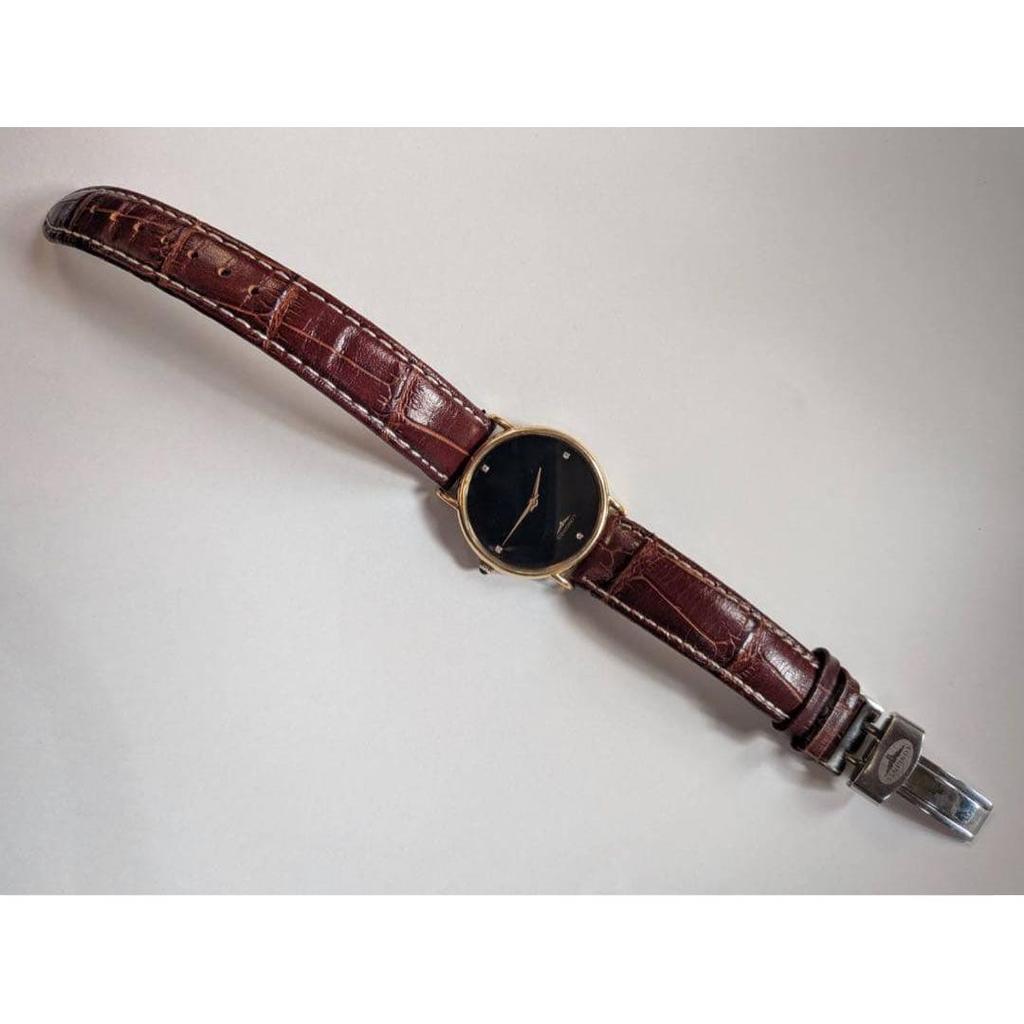 Used Longines 4P Diamond 18K GF Antique Manual Winding Grand Classic