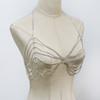 Sexy Jewelry, Fashionable Simple Chain Rhinestone Breast Chain, Sexy Nightclub Party Wear Europe And America