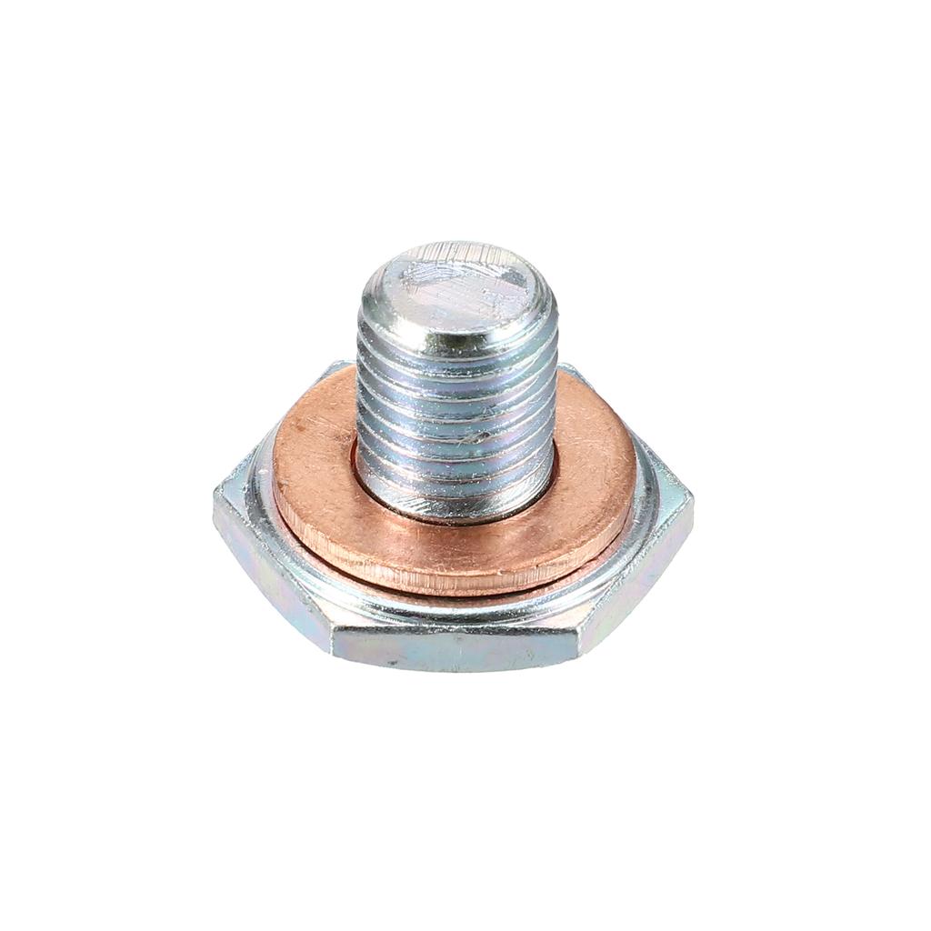 UXCELL Car Oil Drain Plug Sctew with Washer 1 Set M10x1.25 1146063 for Peugeot 508 2010-2018 for Ford Focus 2004-2020