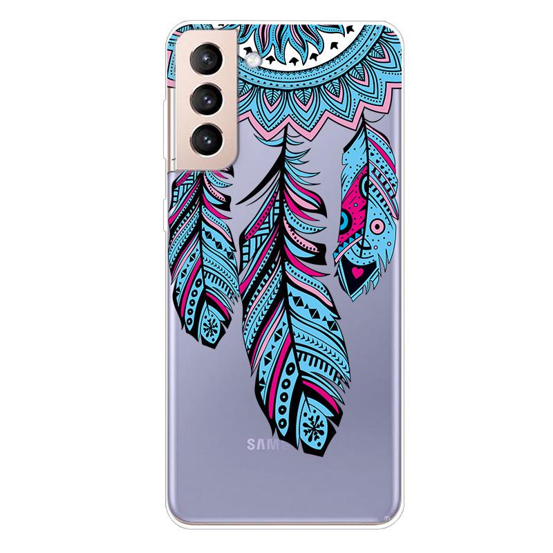 For Samsung S21 FE Case TPU Silicone Soft Clear Case for Samsung Galaxy S 21 / S21 Plus 5G Cover S21 Ultra FE Transparent Coque
