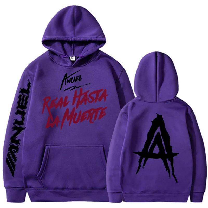 New Anuel AA Printed Hoodies Sweatshirt