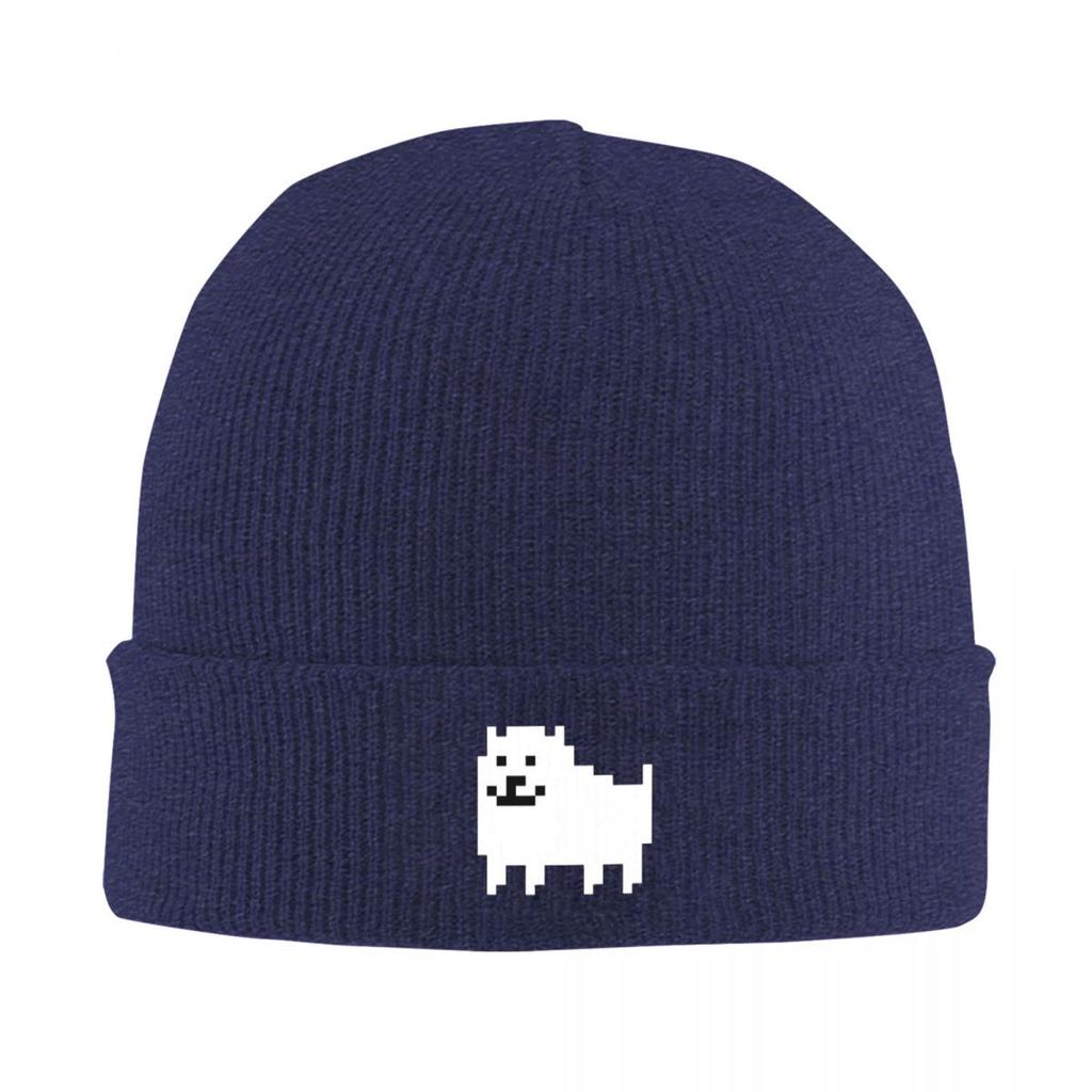 Undertale Annoying Dog Warm Knitted Cap Fashion Bonnet Hat Autumn Winter Outdoor Beanies Hats for Unisex Women Adult