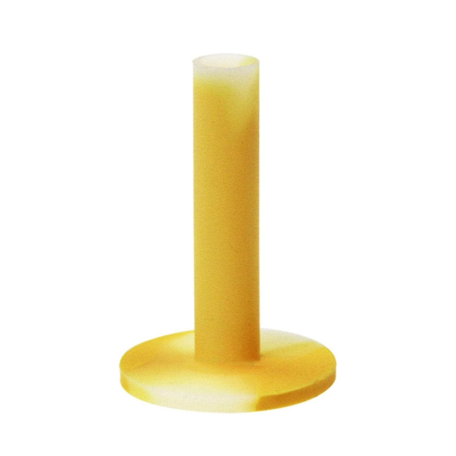 

Golf Practice Tees Driving Range Tees Indoor Outdoor Rubber Golf Tees Holder for Golf Hitting Mat and Outdoor Training жёлтый