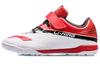 YOUNG Slip Resistant Cushioning Abrasion Resistant Low Top Kids' Soccer Shoes Red White Teenagers YKGQ006-7