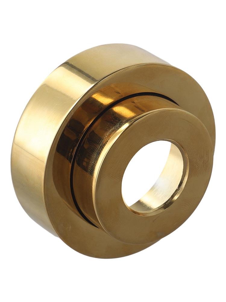 Height Adjustable Shower Head Cover Made of Rust Resistant Copper for Longevity