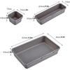 8pc Storage Box Kitchen Storage Holder Drawer Dividers Jewelry Trays for Drawers Kitchen Drawer Organizer Desk Drawer Organizer Tray Grey