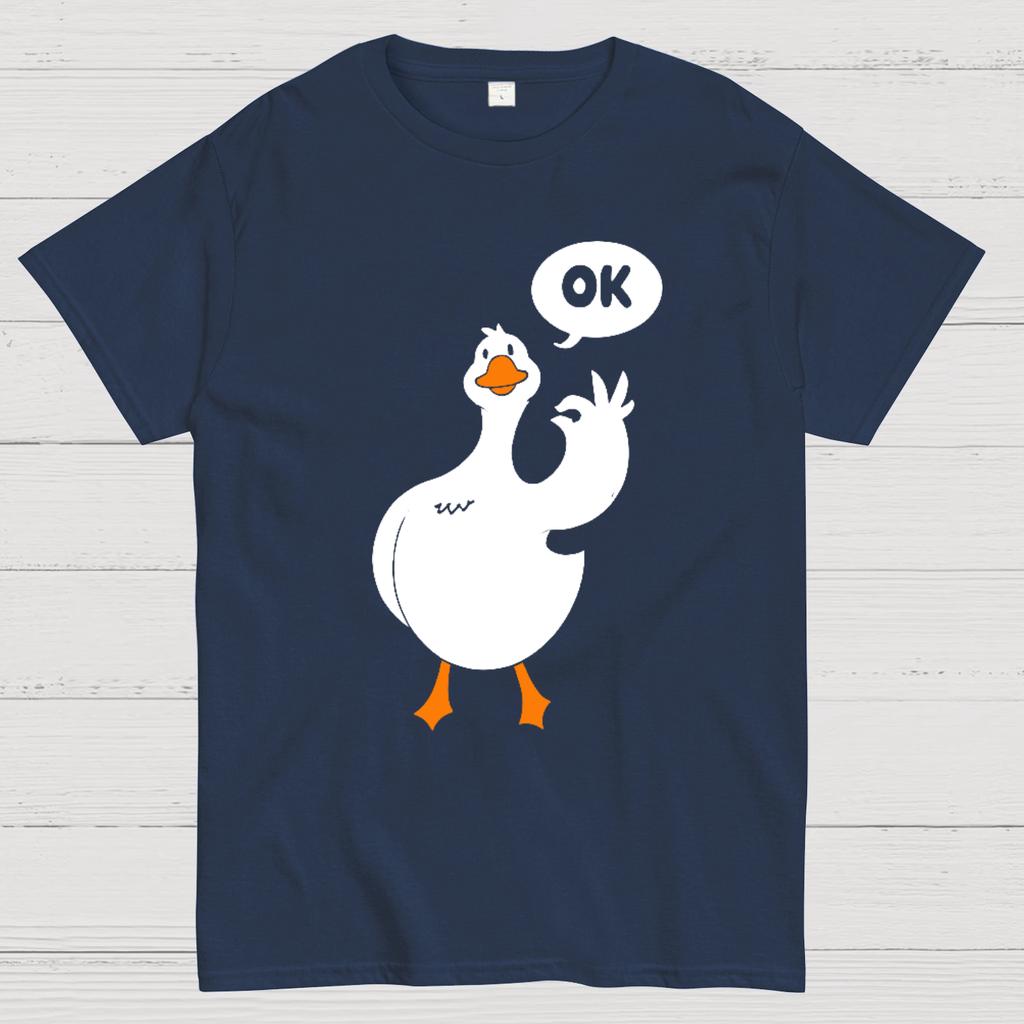 Anatra ok Divertente T-Shirt Geek