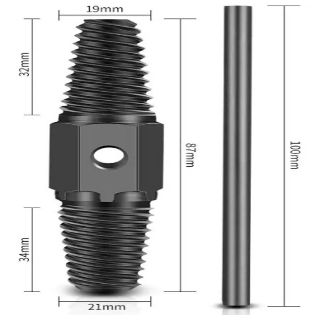 Heavy Duty Screw Removal Tool with Strong Torque for Efficient Extraction Compatible with Manual and Power Tools