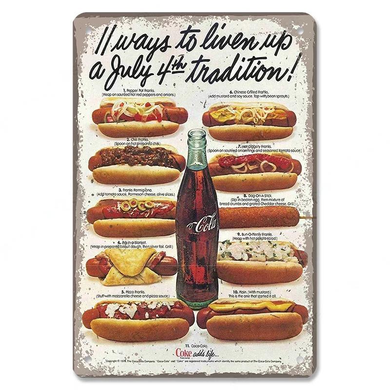 Cola Soft Drinks Poster Metal Tin Signs Vintage Girls Drink Cola Bottles Metal Plate Wall for Bar Pub Club Restaurant Decor