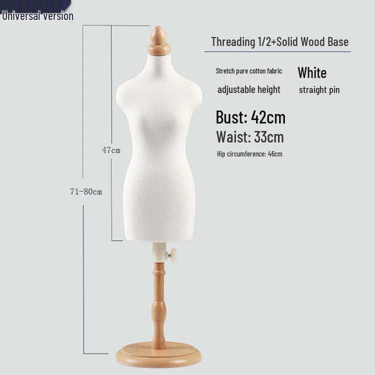 Mini Female Draping Mannequin for Student Tailoring