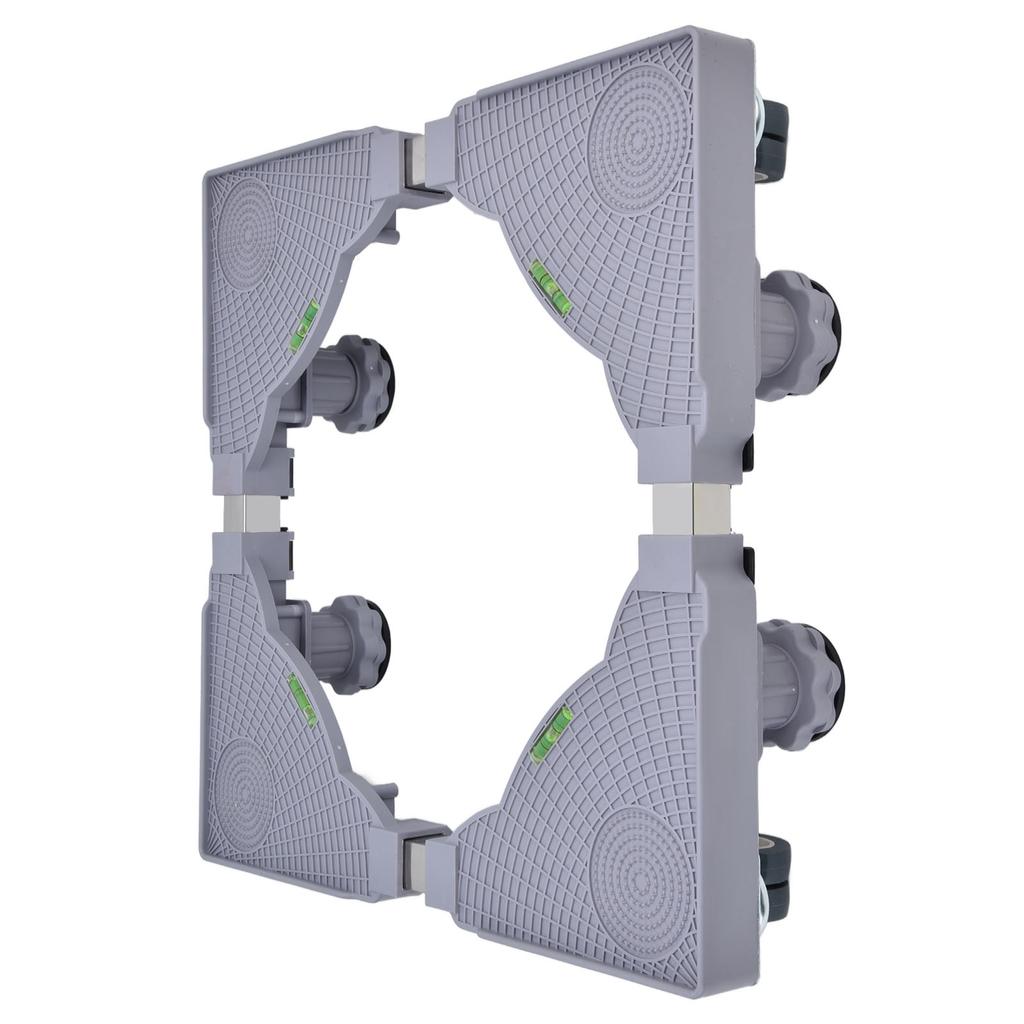 Waschmaschinenständer Multifunktional Beweglich Verstellbare Basis Mobiler Roller mit Feststellrädern