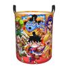 Roronoa Zoro One Piece Nami Luffy Laundry Basket Collapsible Sanji Usopp Nico Robin Clothes Hamper Storage Bin for Bathroom