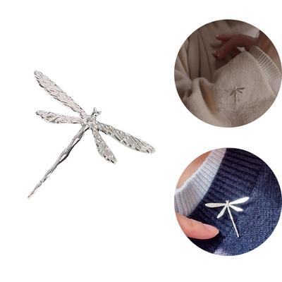 Vintage Zarte Libellen Ohrringe Brosche Anstecknadel Für Damen Mädchen Mode Schmuck Party Büro Freizeitkleidung Schmuck Geschenk