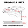 Elderly Disabled Pregnant Children Portable Hair Washing Tray Kit Inflatable Shampoo Basin Bowl for Bedside and in Bed
