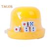 1 Set Dice Cup with 5 Dot Dice Heavy Duty Manual Shaker Cup Bar Party KTV Gambling Drinking Board Game Casino Equipment