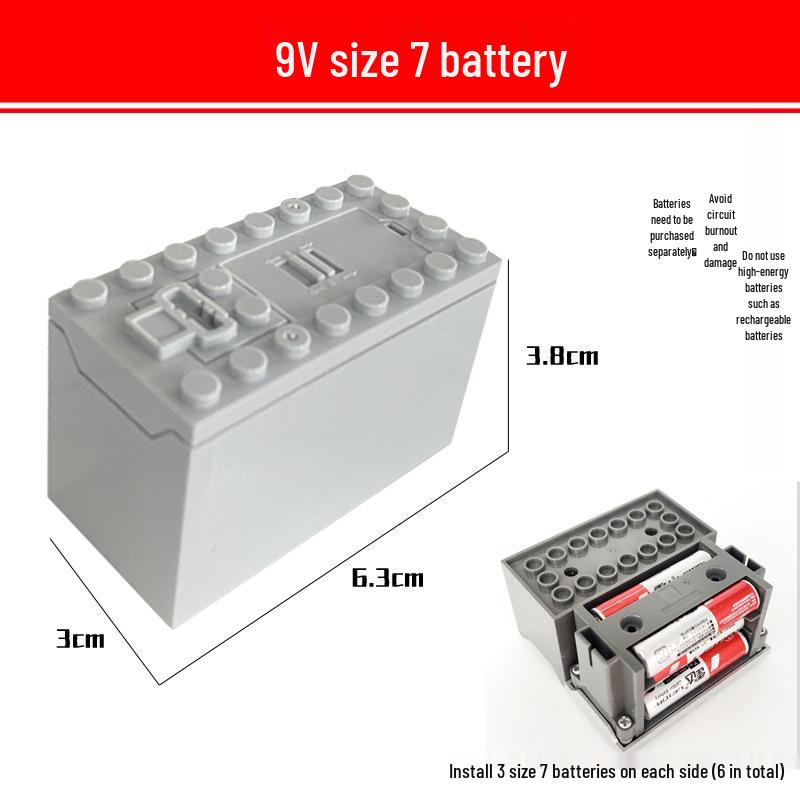 

Набор электромоторов для Lego Technic: Радиоуправляемая машина с батарейным отсеком и приемником
