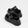 Plateauschuhe aus Leder mit dicker Sohle für Damen, neuer Stil, College-Stil, Schleife, süße Mary-Jane-Schuhe, flacher Mund, Einzelschuhe