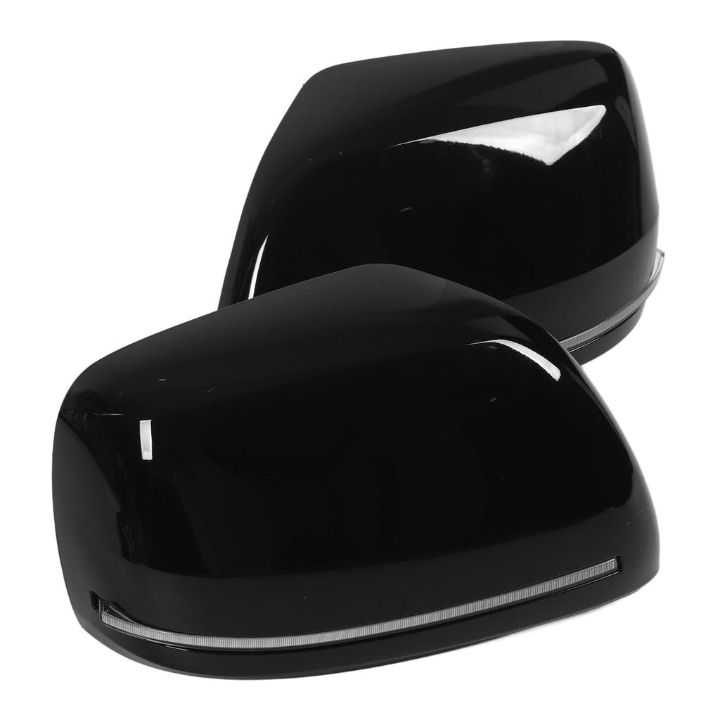 2PCS Car Rrview Mirror Cover with LED Turn Signal Light Replacement for   200 LC200 FJ200 20162019