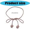 Flexible Floral Waist Tie Belt Breathable Fabric Waist Rope Creative Waist Accessory For Office Outings And Travel