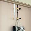 1 Pc Hook Behind The Door Cream Wind No Punching Required Originality Hook Iron Practical Cream Color Storage Coat  Hat Hook